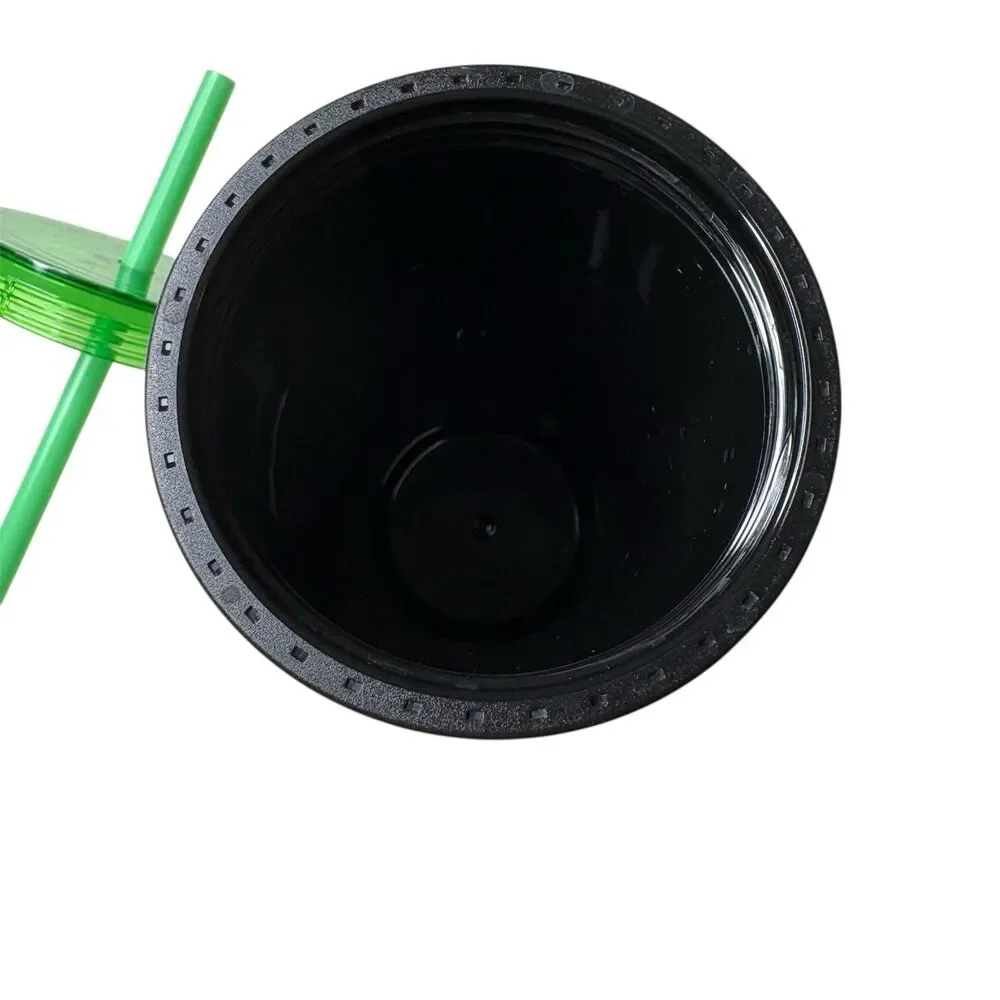 Starbucks Halloween 2020 Glow in the Dark Bat Cat Tumbler 12 oz Cup New Spooky